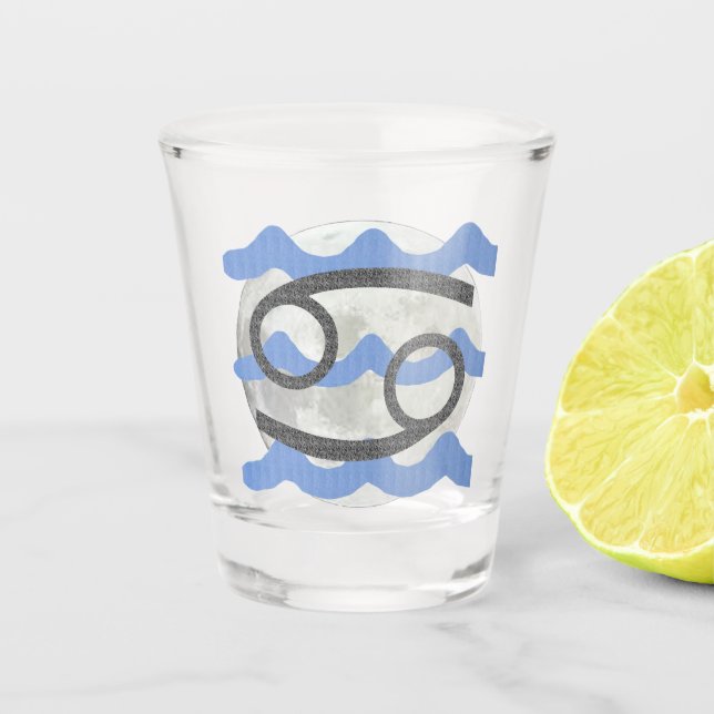 Cancer Shot Glass (Front)