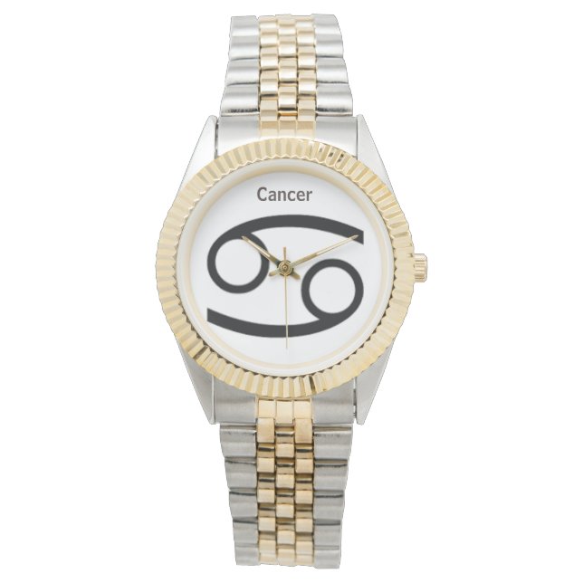 Cancer Sign of the Zodiac. Mens Watches. Watch (Front)