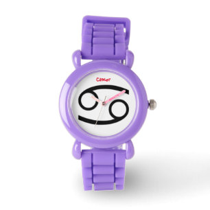 Cancer Signe du zodiaque. Montres pour enfants.