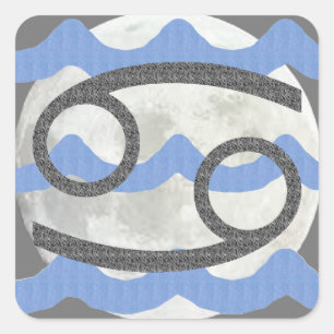Cancer Square Sticker