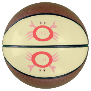 Cancer Star Sign Crab Basketballs