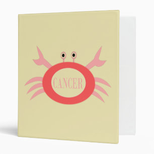 Cancer Star Sign Crab Binder