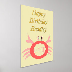 Cancer Star Sign Crab Birthday Party