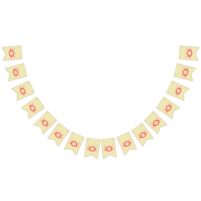 Cancer Star Sign Crab Bunting Flags (All)