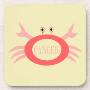 Cancer Star Sign Crab Coasters