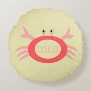 Cancer Star Sign Crab Pillow