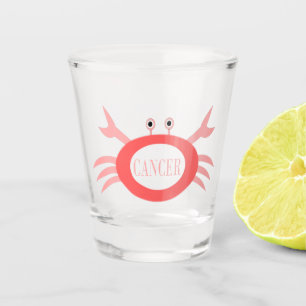 Cancer Star Sign Crab Shot Glass