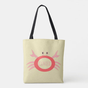 Cancer Star Sign Crab Tote Bag