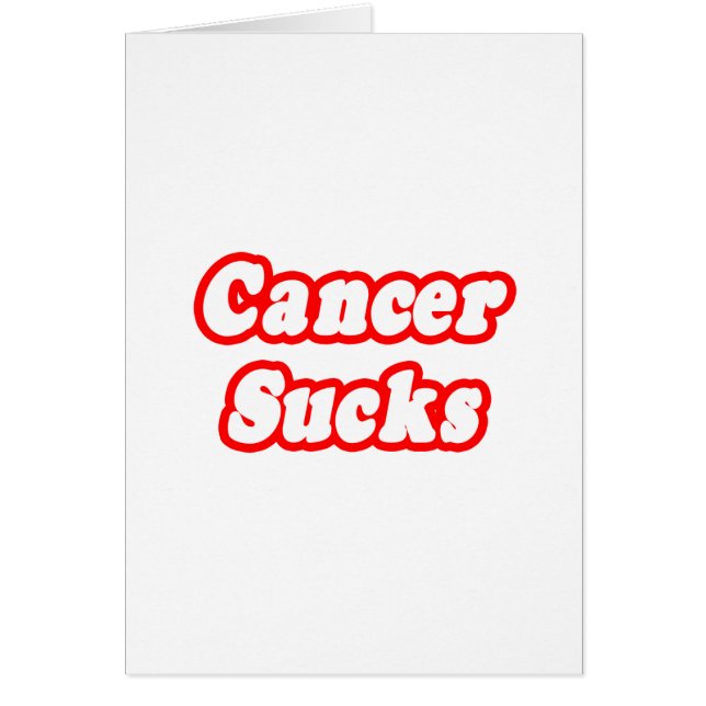 Cancer Sucks (Front)
