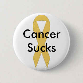 Cancer sucks 2 inch round button