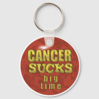 CANCER SUCKS BIG TIME KEYCHAIN