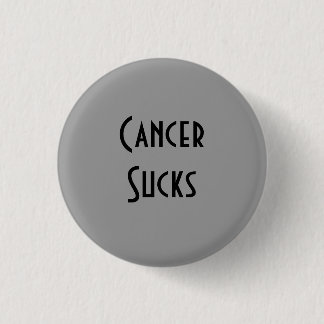 Cancer Sucks: Brain Cancer 1 Inch Round Button