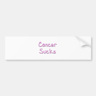 Cancer Sucks Bumper Sticker