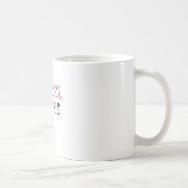 Cancer Sucks Coffee Mug (Right)