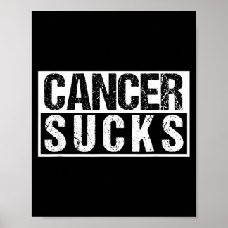 Cancer Sucks for A Cancer Survivor Gift Poster