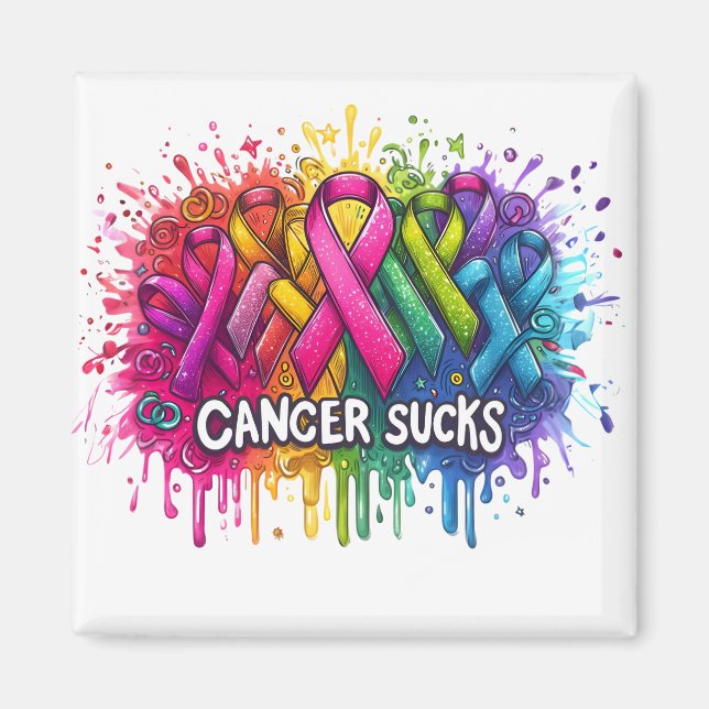 Cancer Sucks Magnet (Front)
