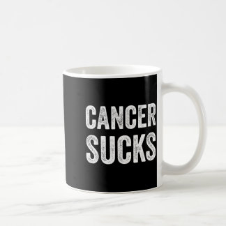 Cancer Sucks Support Awareness Fighter Survivor Coffee Mug