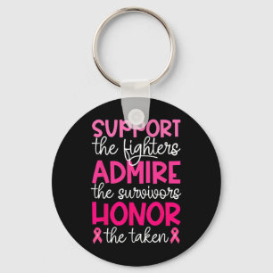 Cancer Support Admire Honour Breast Cancer Awarene Keychain