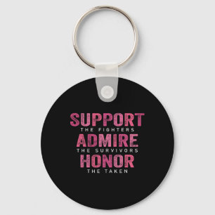 Cancer Support Admire Honour Breast Cancer Awarene Keychain