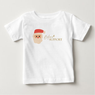 cancer. support Christmas Holiday Baby T-Shirt