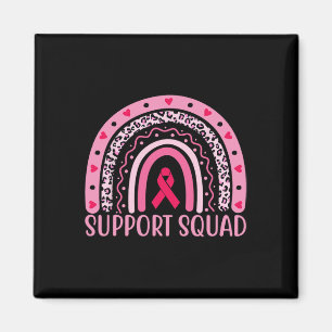 Cancer Support Squad Warrior Breast Cancer Awarene Magnet