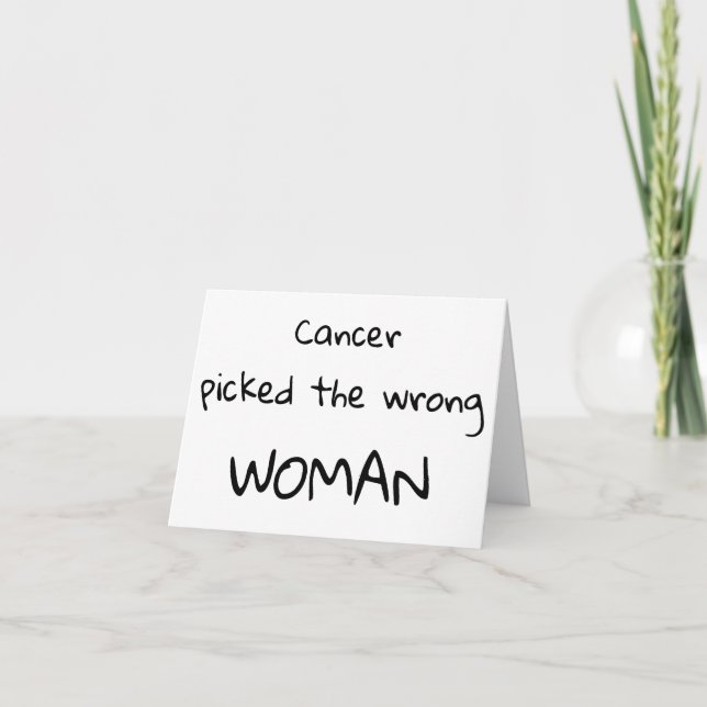 Cancer Support Therapy Greeting Card (Front)