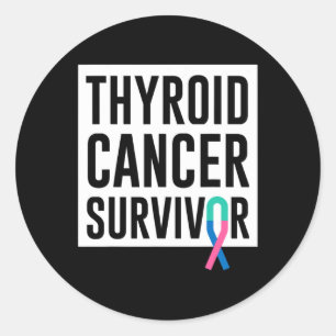 Cancer Survivor 3 Classic Round Sticker