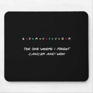 Cancer Survivor Breast Lung Skin Colon Thyroid Awa Mouse Pad