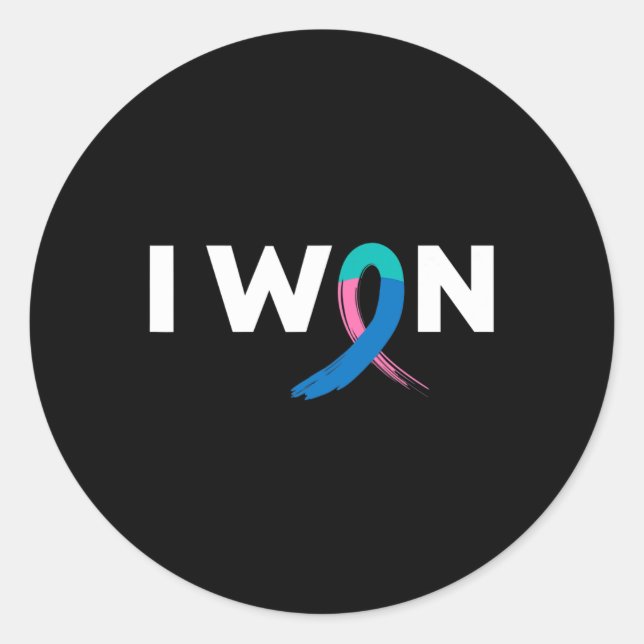 Cancer Survivor  Classic Round Sticker (Front)
