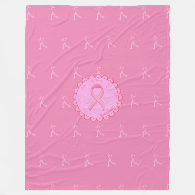 Cancer Survivor Fleece Blanket (Front)