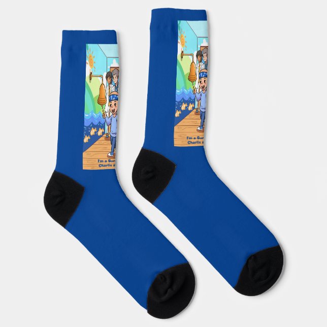 Cancer Survivor Men and Women Crew Socks (Right)