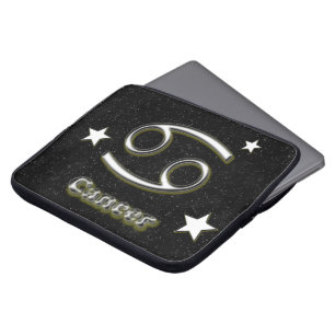 Cancer symbol laptop sleeve