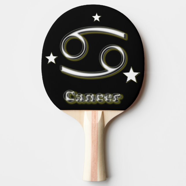 Cancer symbol ping pong paddle (Front)