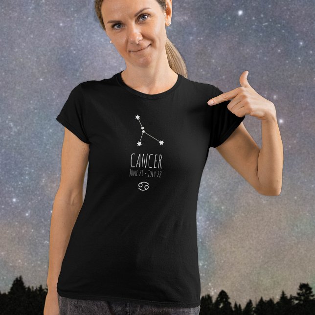 Cancer | T-shirt Constellation Zodiaque personnali (Créateur téléchargé)