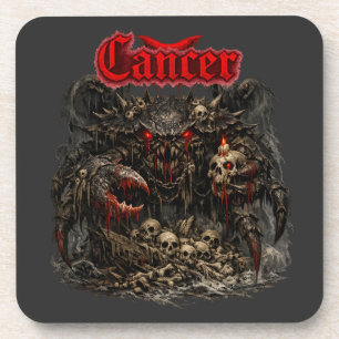 Cancer - The Bone Sentinel of Crimson Shadows Coaster