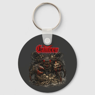 Cancer - The Bone Sentinel of Crimson Shadows Keychain