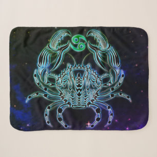 cancer the crab zodiac blanket