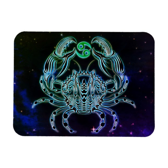 cancer the crab zodiac magnet (Horizontal)