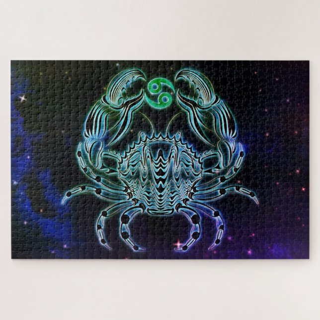 cancer the crab zodiac puzzle (Horizontal)