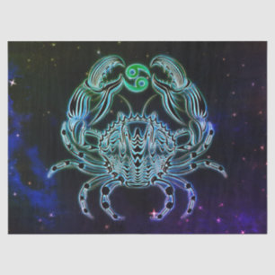 cancer the crab zodiac tissue paper
