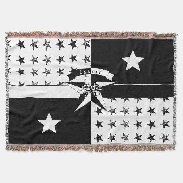 Cancer Throw Blanket (Front)