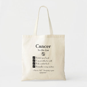 Cancer– To-Do List Tote Bag
