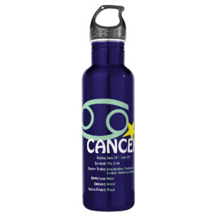 Cancer Traits Water Bottle