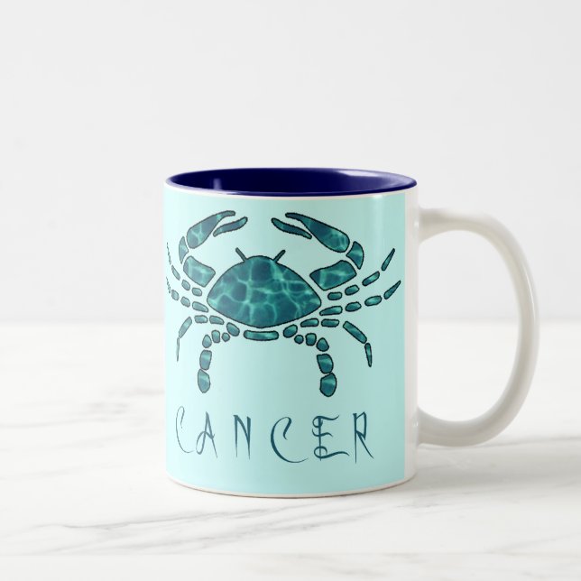 Cancer Two-Tone Coffee Mug (Right)