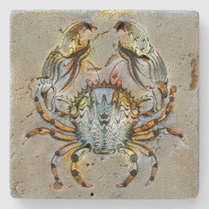 Cancer Venice Stone Coaster