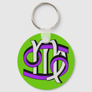 Cancer & Virgo PGy Keychain