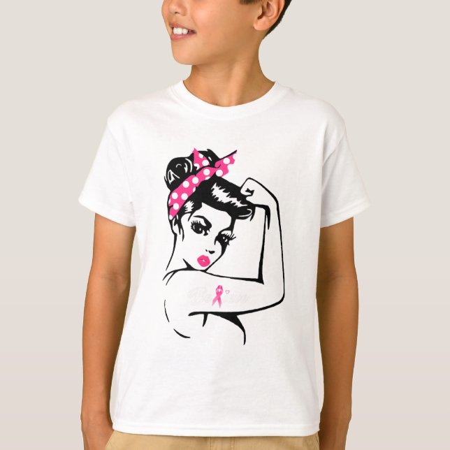 Cancer Warrior Awareness Tee Support Believe  (Front)