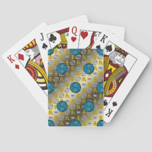 Cancer & Water Dragon Playing Cards