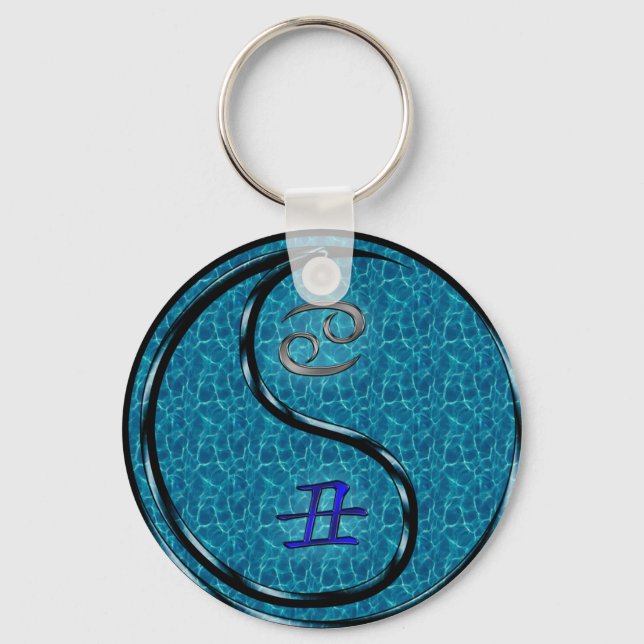 Cancer & Water Ox Keychain (Front)