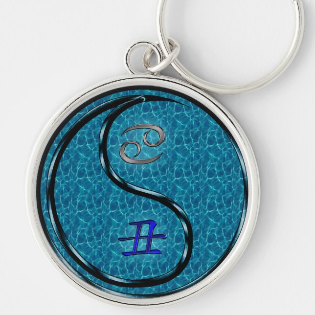 Cancer & Water Ox Keychain (Front)